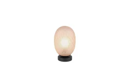 Bordlampe TRIO Facette Matt svart/amber