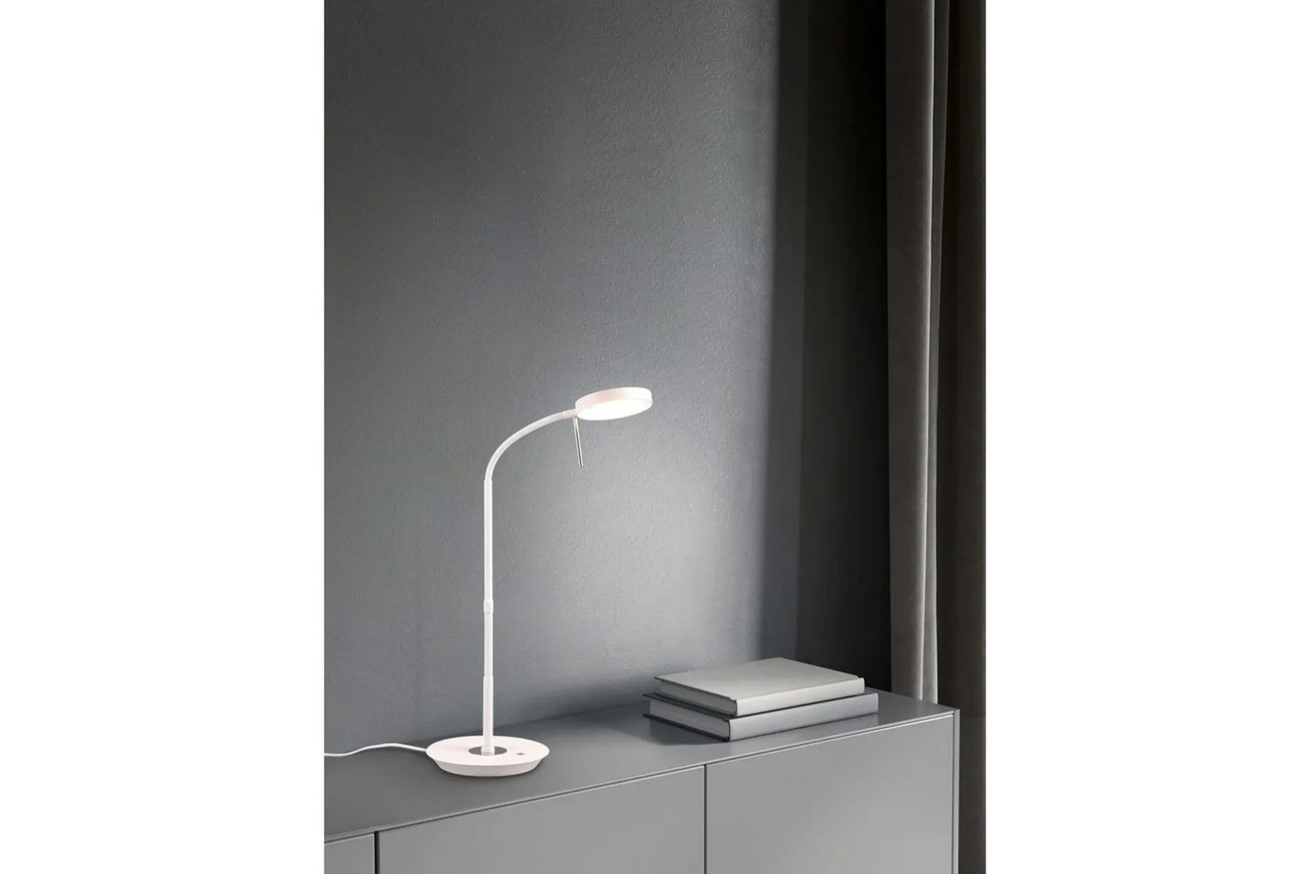 Bordlampe TRIO Monza Matt hvit