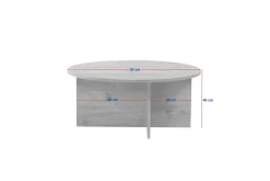 Boro Sofabord 90 cm