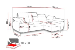 Boston Hjørnesofa Høyre