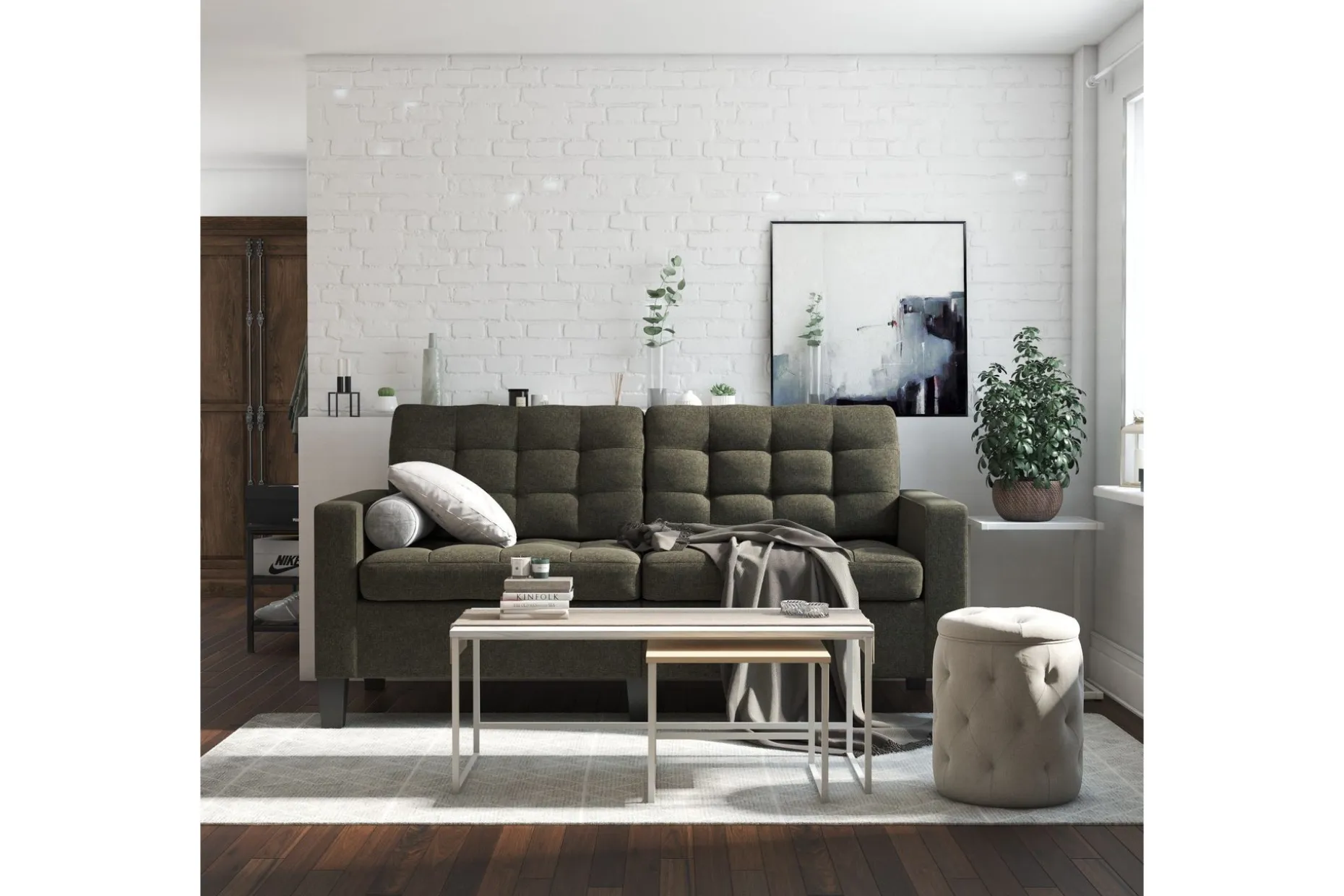 Bowie 2-seter Sofa Grå
