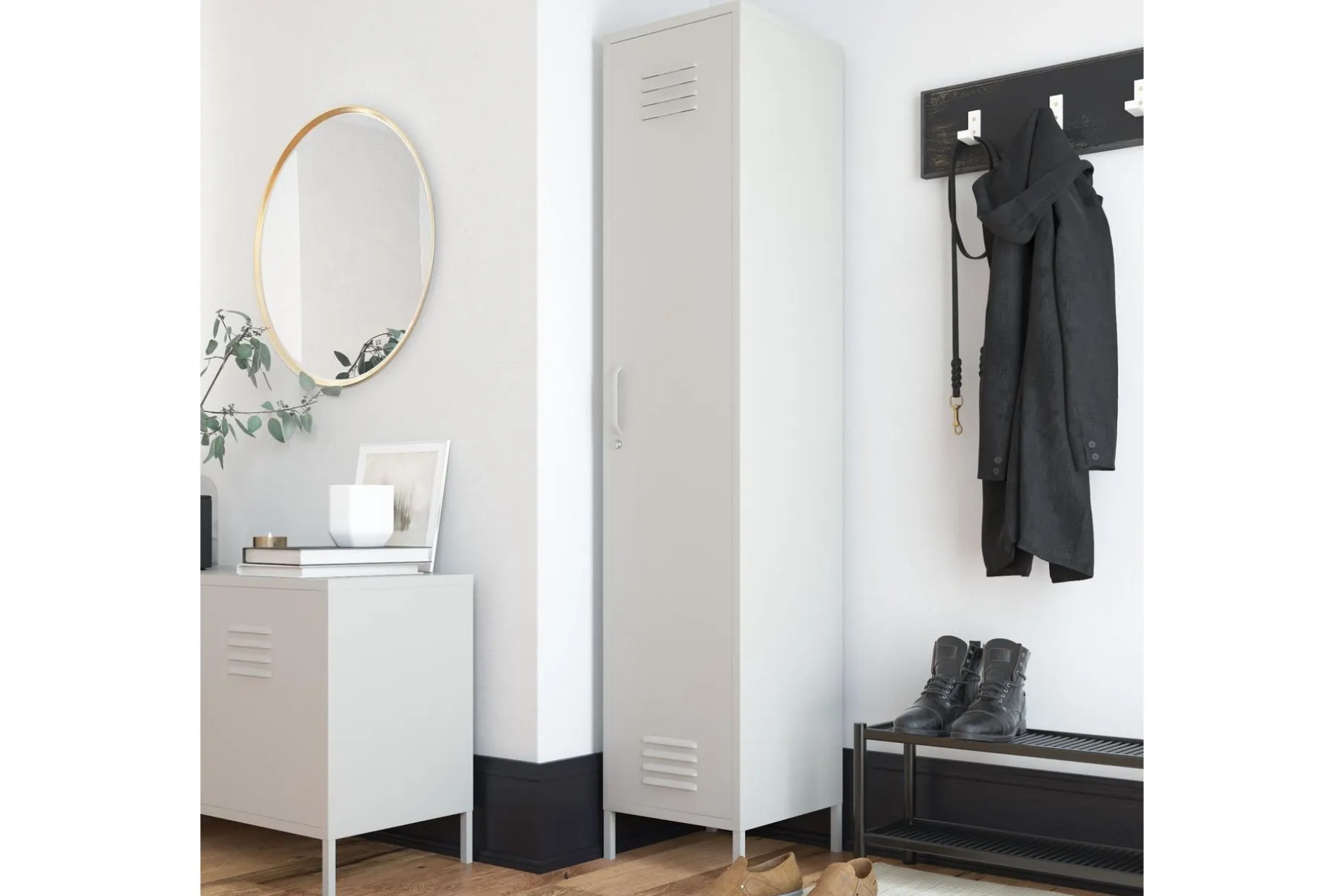 Bradford Highboard Lysegrå