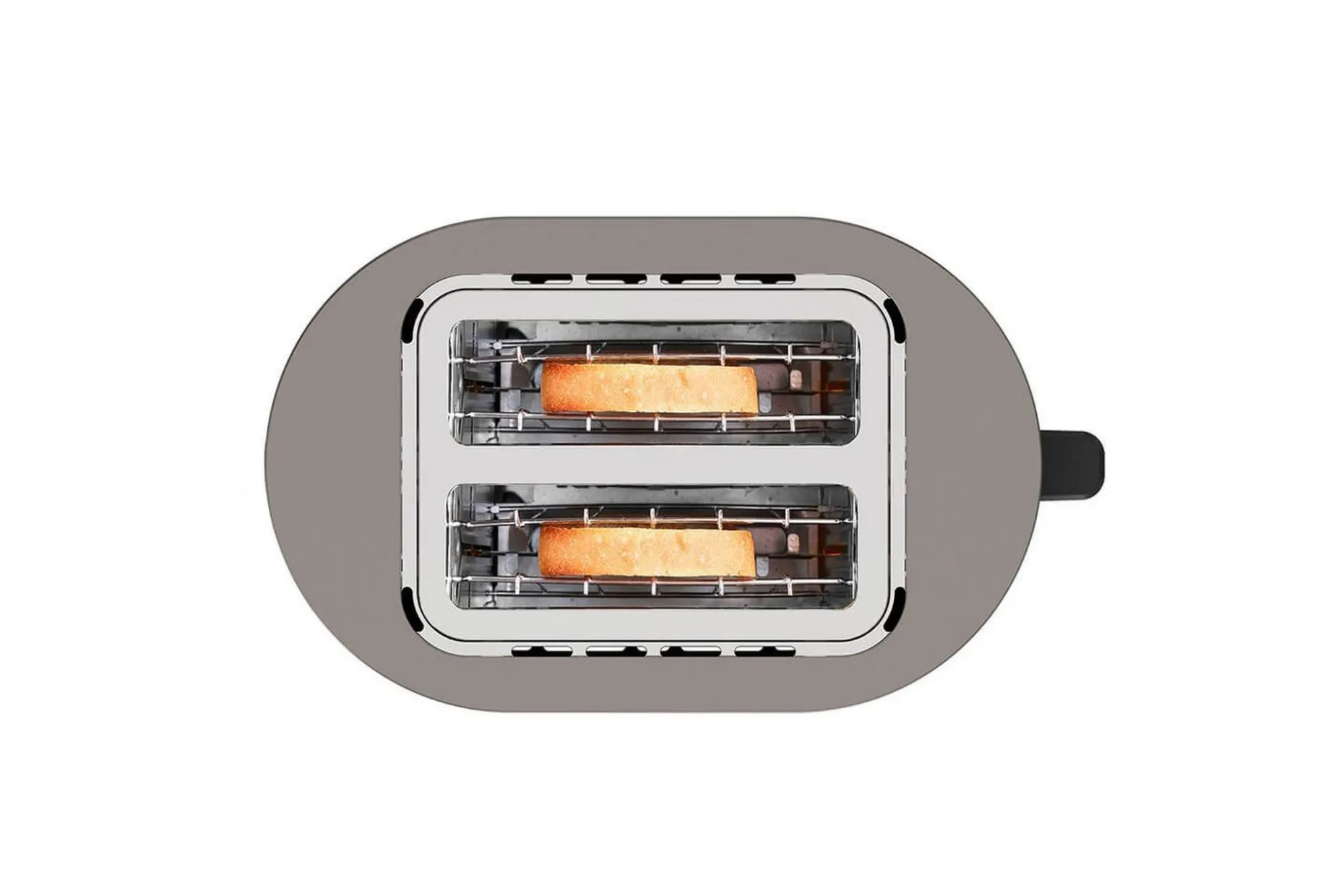 Brødrister Black+Decker 2 rom rustfritt stål