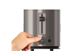 Brødrister Black+Decker 2 rom rustfritt stål