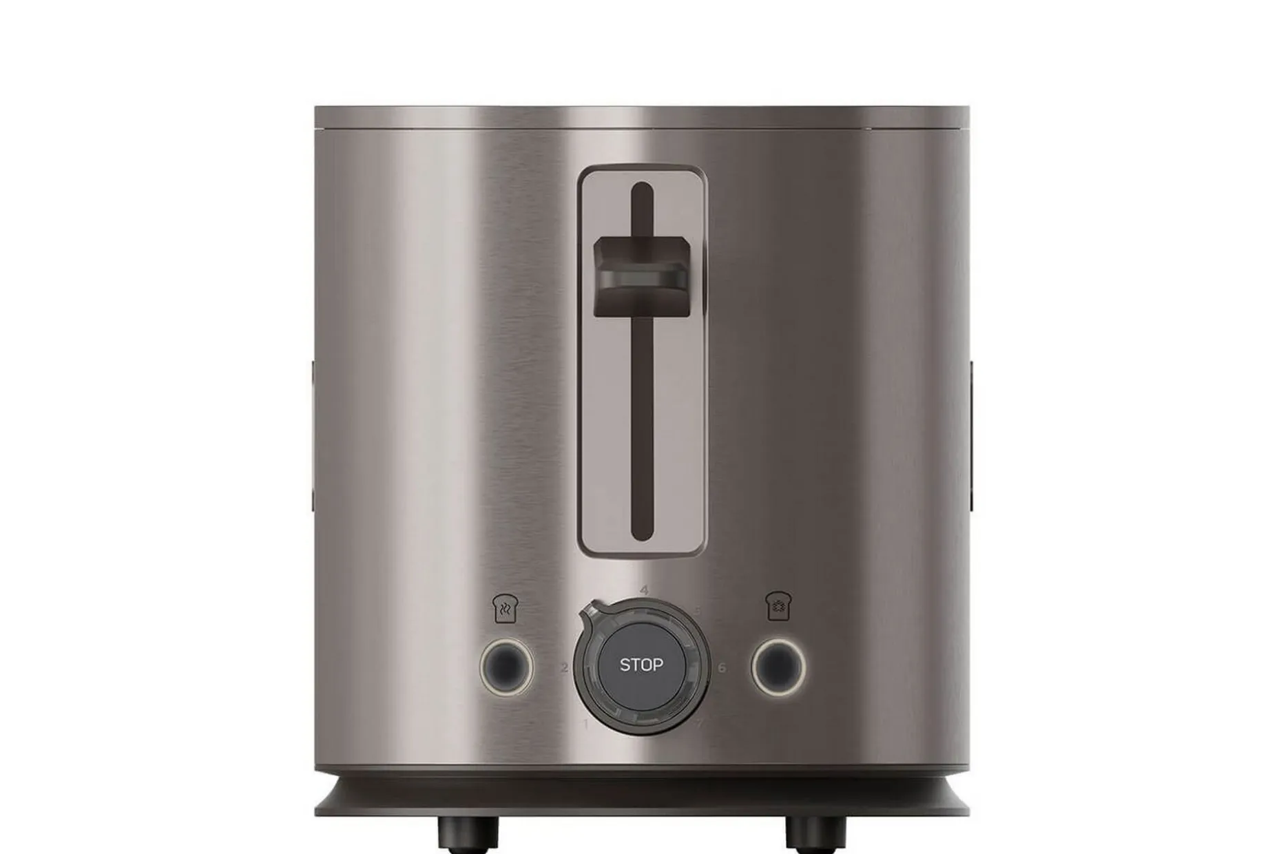 Brødrister Black+Decker 2 rom rustfritt stål