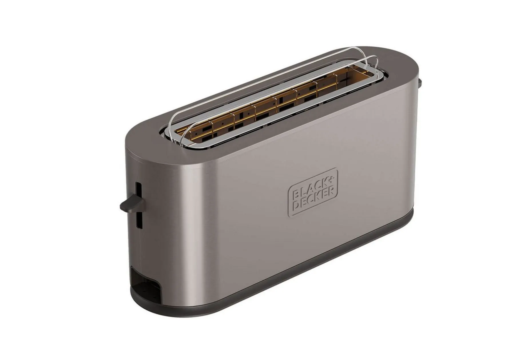 Brødrister Black+Decker 1 rom Rustfritt Stål