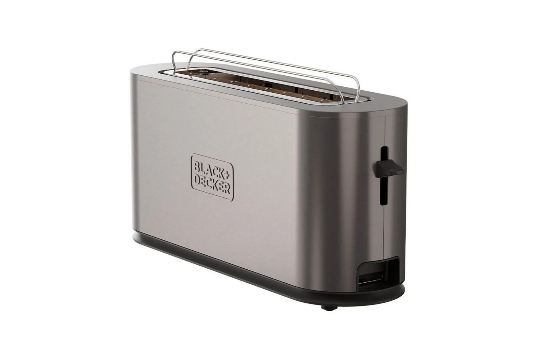 Brødrister Black+Decker 1 rom Rustfritt Stål