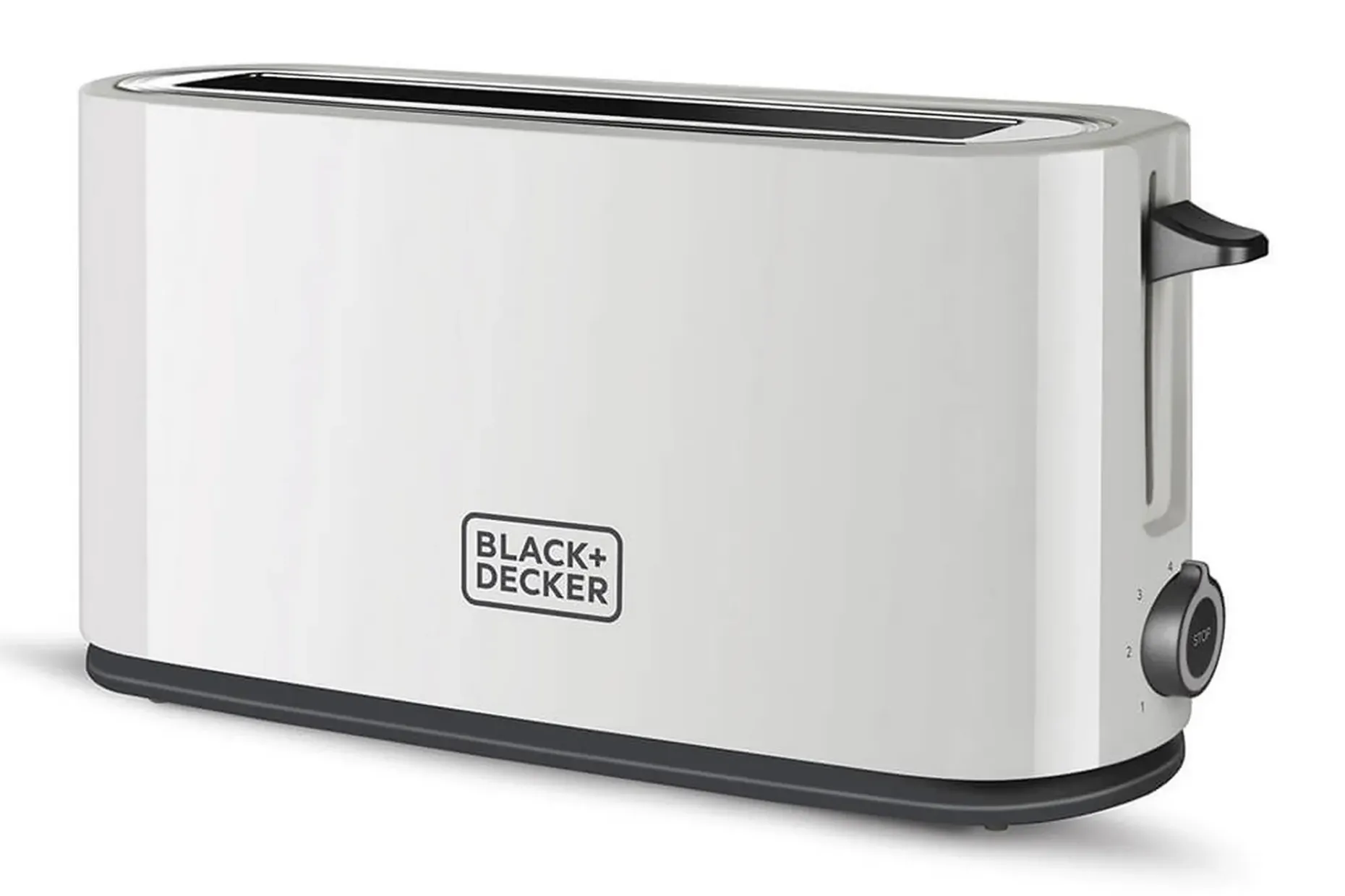 Brødrister Black+Decker 1000W Hvit