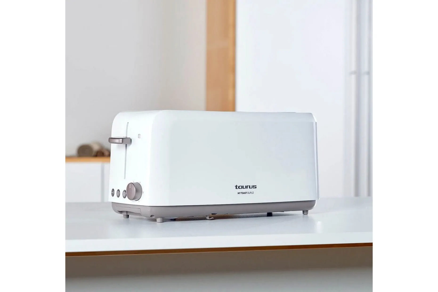 Brødrister Taurus Mytoast Duplo 2 Rom Hvit