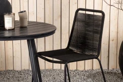 Break Cafégruppe Rund 90 cm + 2 Lindos Stablebar Stol