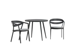 Break Cafégruppe Rund 90 cm + 2 Slit Spisestol