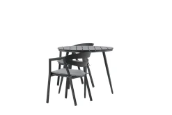 Break Cafégruppe Rund 90 cm + 2 Slit Spisestol