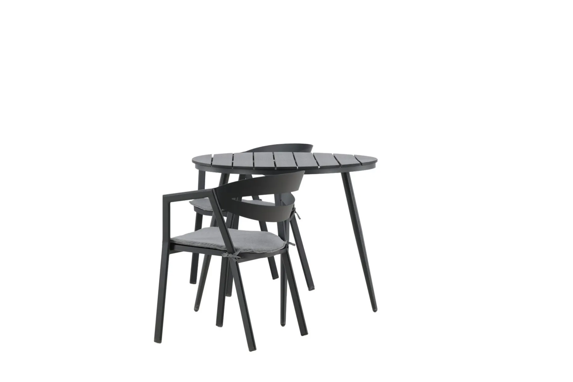 Break Cafégruppe Rund 90 cm + 2 Slit Spisestol