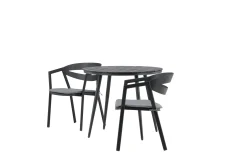 Break Cafégruppe Rund 90 cm + 2 Slit Spisestol