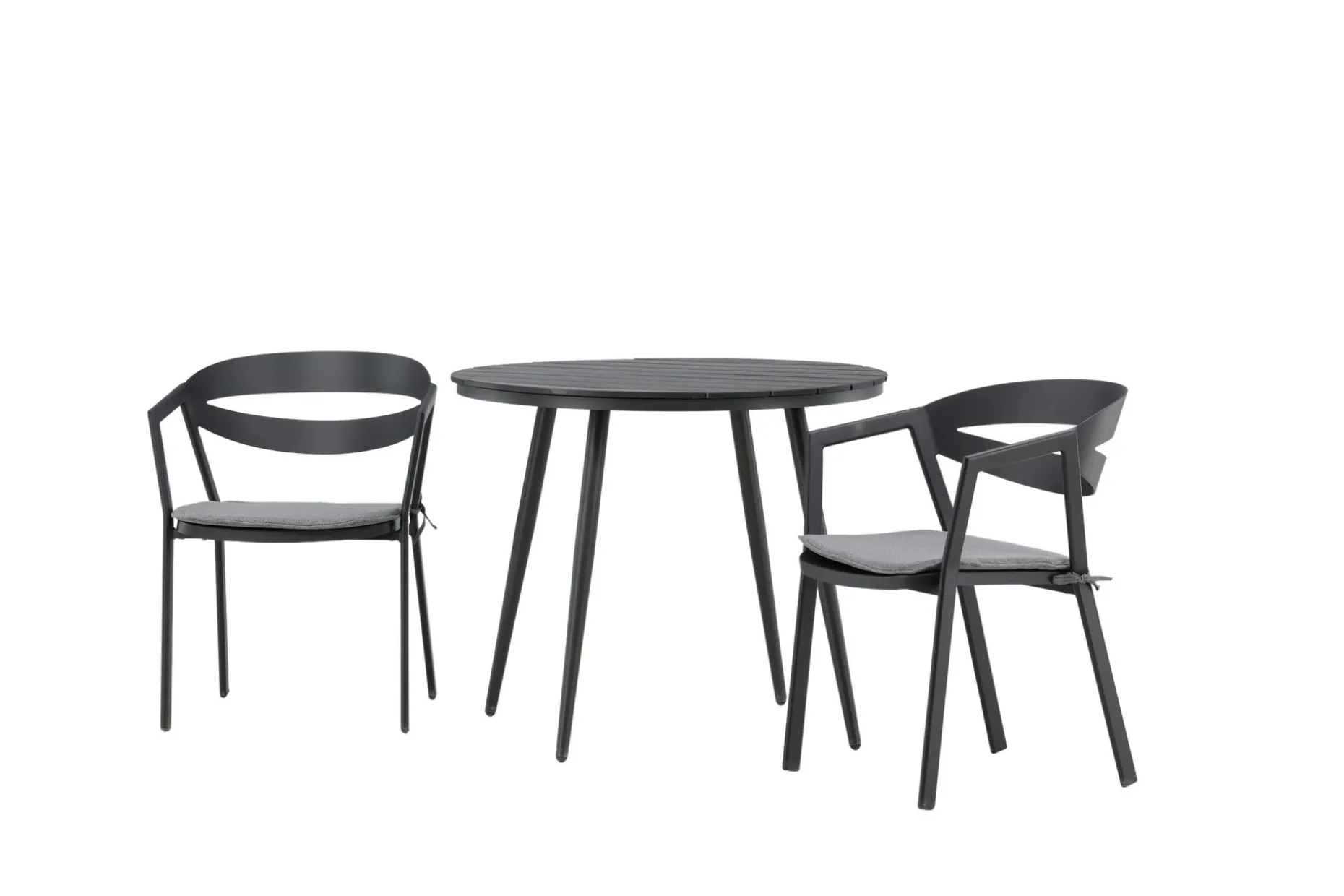 Break Cafégruppe Rund 90 cm + 2 Slit Spisestol