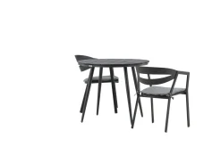 Break Cafégruppe Rund 90 cm + 2 Slit Spisestol