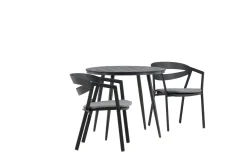 Break Cafégruppe Rund 90 cm + 2 Slit Spisestol