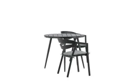 Break Cafégruppe Rund 90 cm + 2 Slit Spisestol