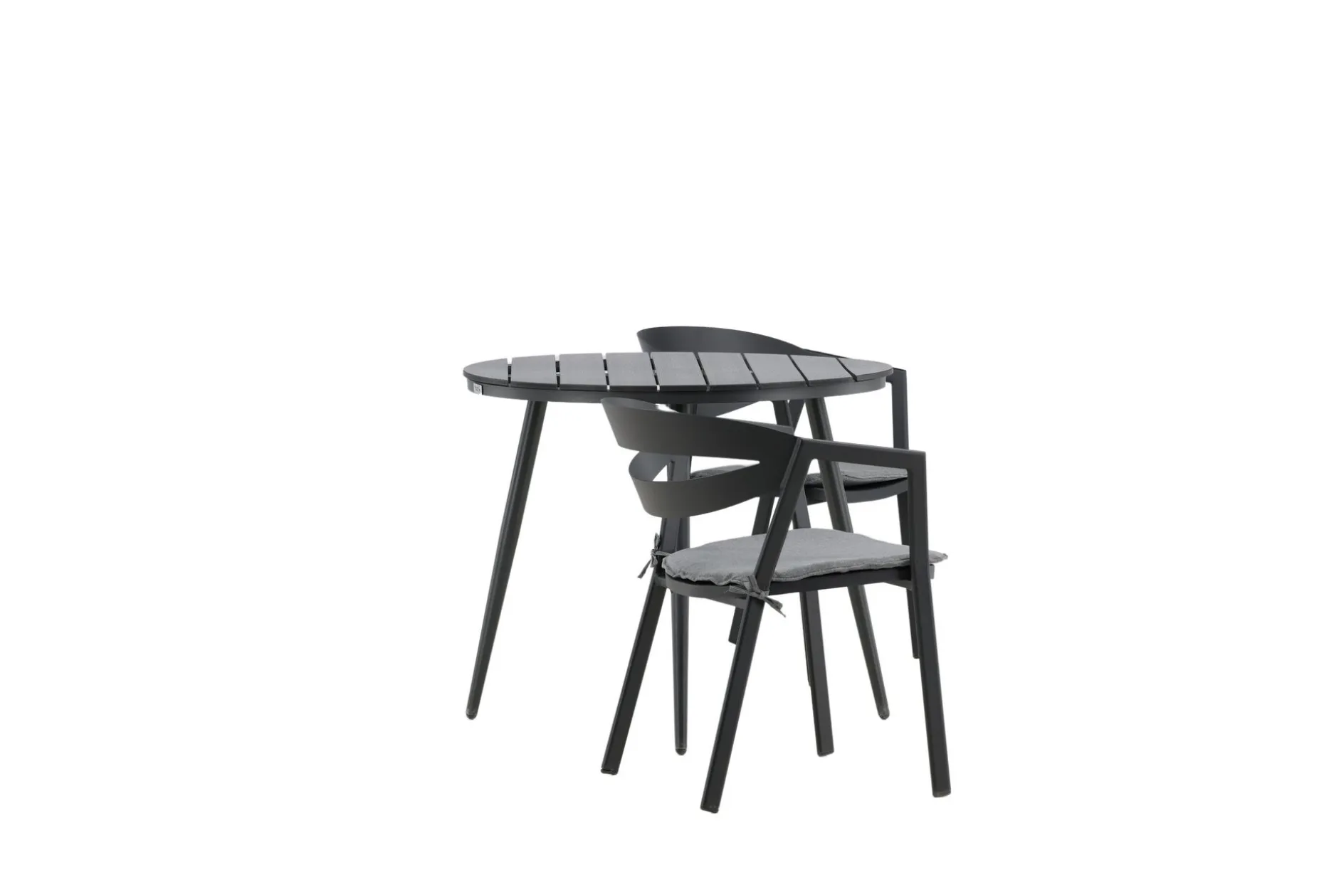 Break Cafégruppe Rund 90 cm + 2 Slit Spisestol