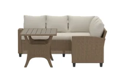 Brentwood hjørnesofagruppe 6-seter utendørs