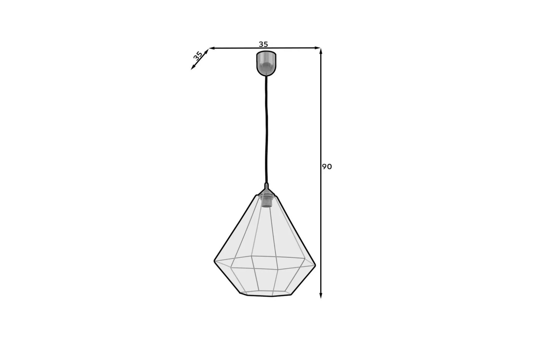 Brevitas Taklampe