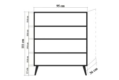 Brokind Oppbevaringsskap 111 cm