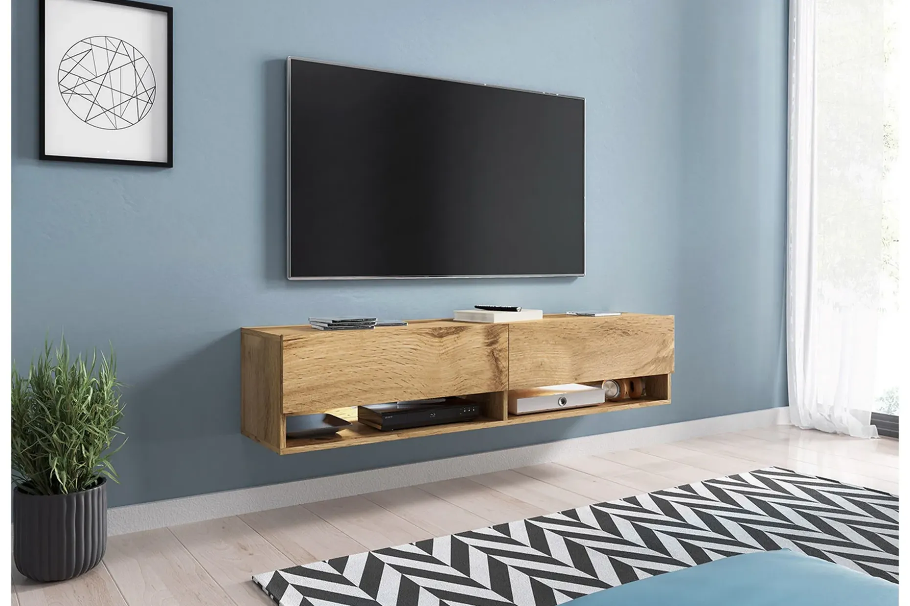 Brya TV-benk 140x31x30 cm