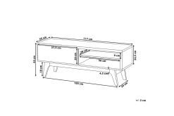 Buffalo Tv-Benk 35x117 Cm