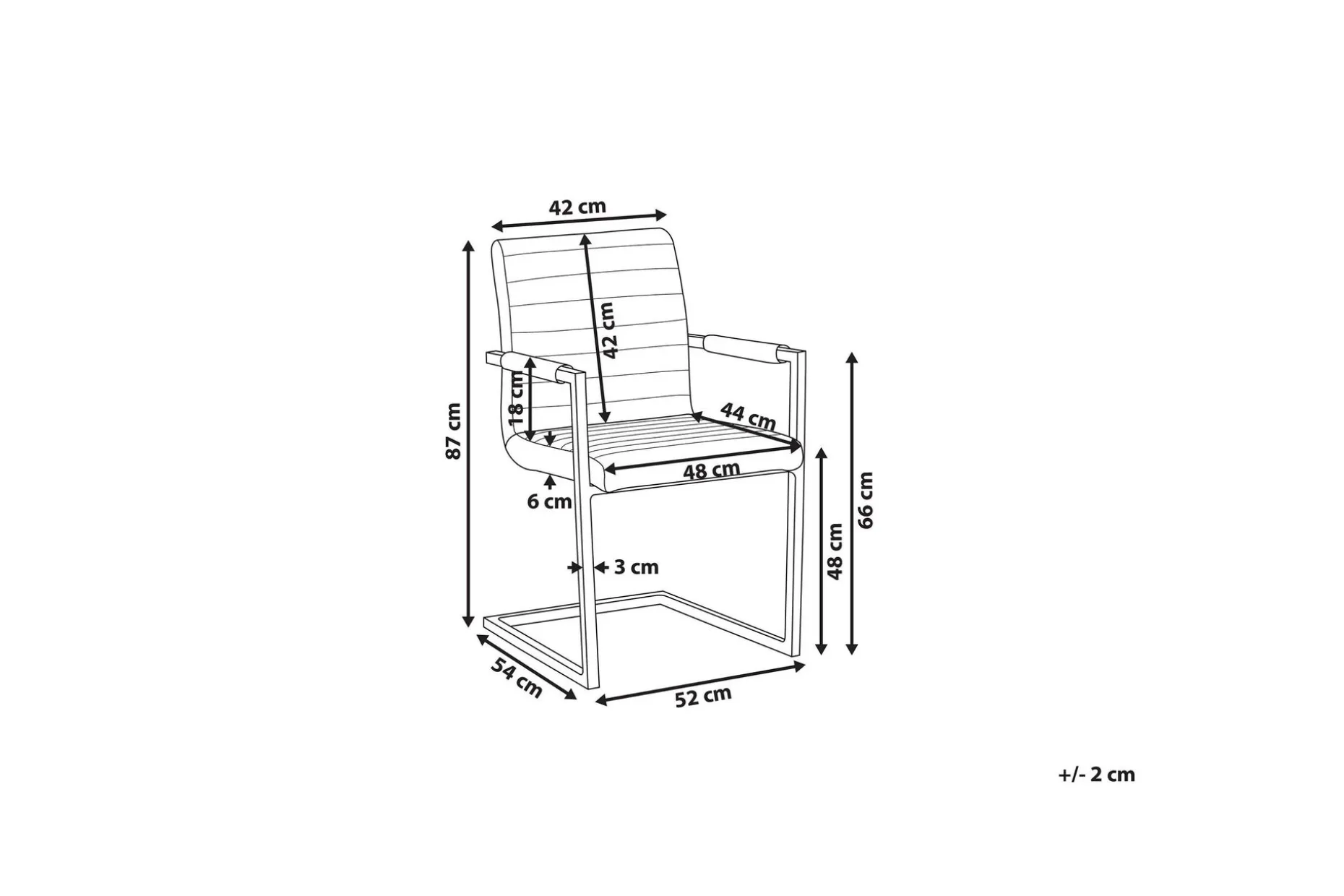 Buford Spisestol 2- pk