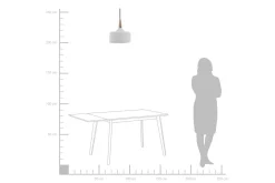 Burano Taklampe 24 cm