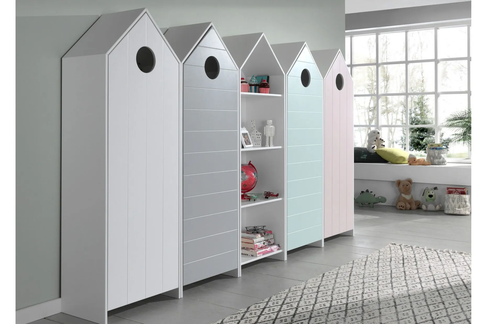 Bustorp Garderobe 5-pakning