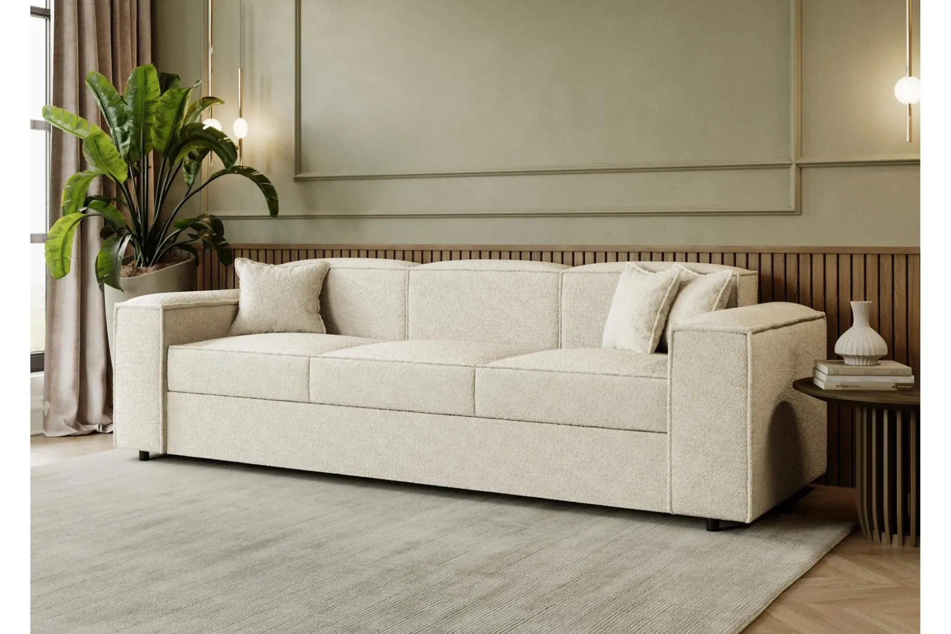 Bysantinsk 3-Seters Sovesofa