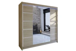 Canderbury Garderobe med Speil 180x215 cm
