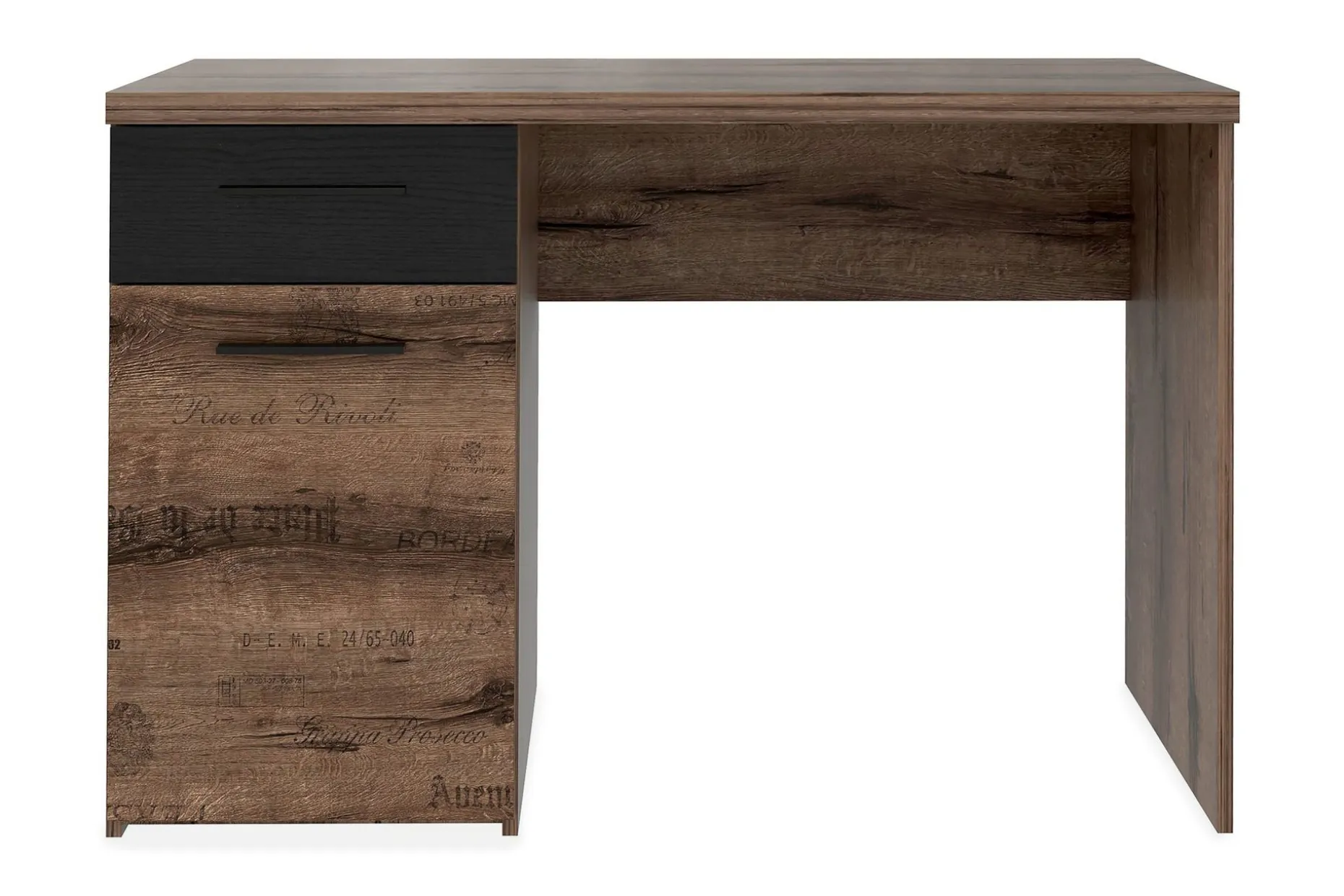 Cannop Skrivebord 110 cm med Oppbevaringsskuff + Skap