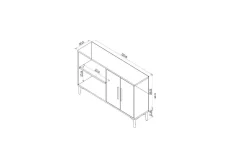 Carbin Konsollbord 120 cm