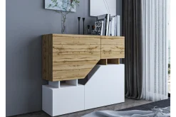 Carbost Highboard White