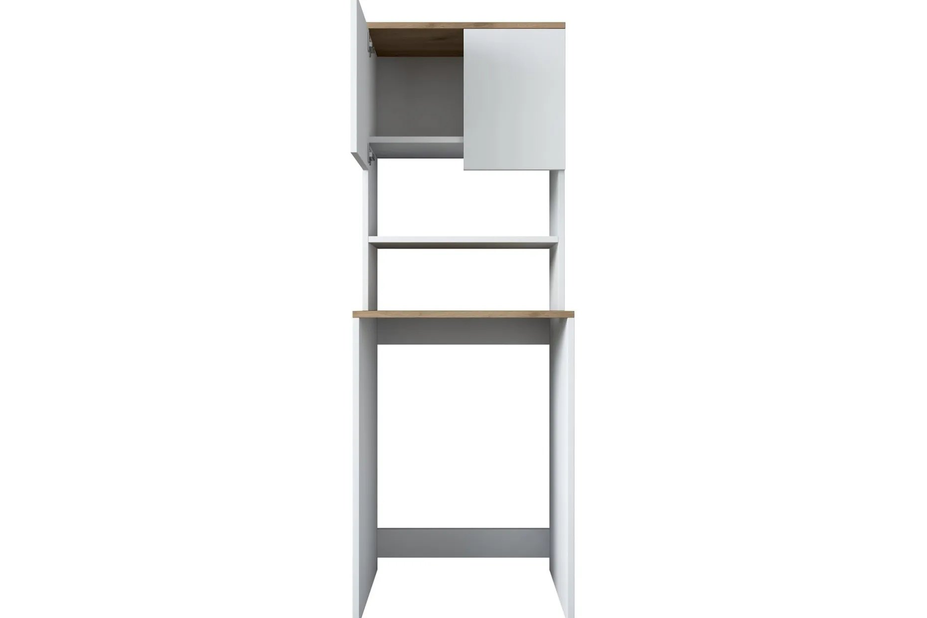 Caronti Baderomsskap 65x183,6 cm Hvit/Brun