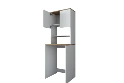 Caronti Baderomsskap 65x183,6 cm Hvit/Brun