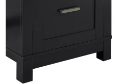 Carver Skrivebord 120 cm Svart