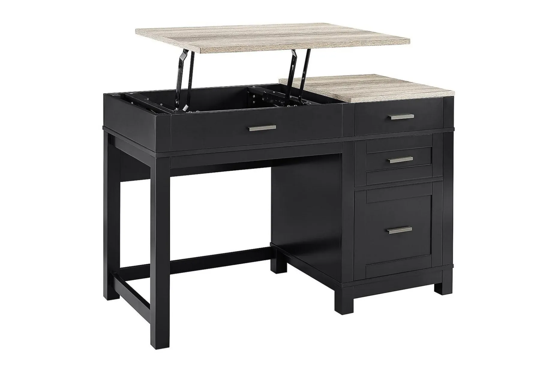 Carver Skrivebord 120 cm Svart