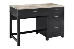 Carver Skrivebord 120 cm Svart