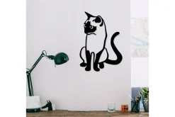 Cat 2 Metal Decor Veggdekor