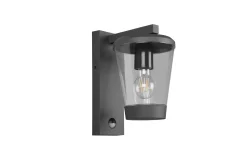 Cavado Vegglampe med rørelsesensor Antrasitt