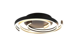 Caya LED-Taklampe Mattmessing