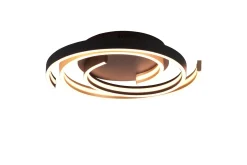 Caya LED-Taklampe Mattmessing