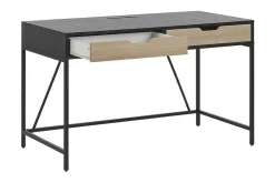 Cebolleros Skrivebord 120 cm med Oppbevaring 2 Skuffer