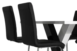 Cesi Spisegruppe 140 cm med 4 Cibus Stol