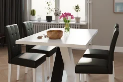 Cesi Spisegruppe 140 cm med 4 Viktor Stol