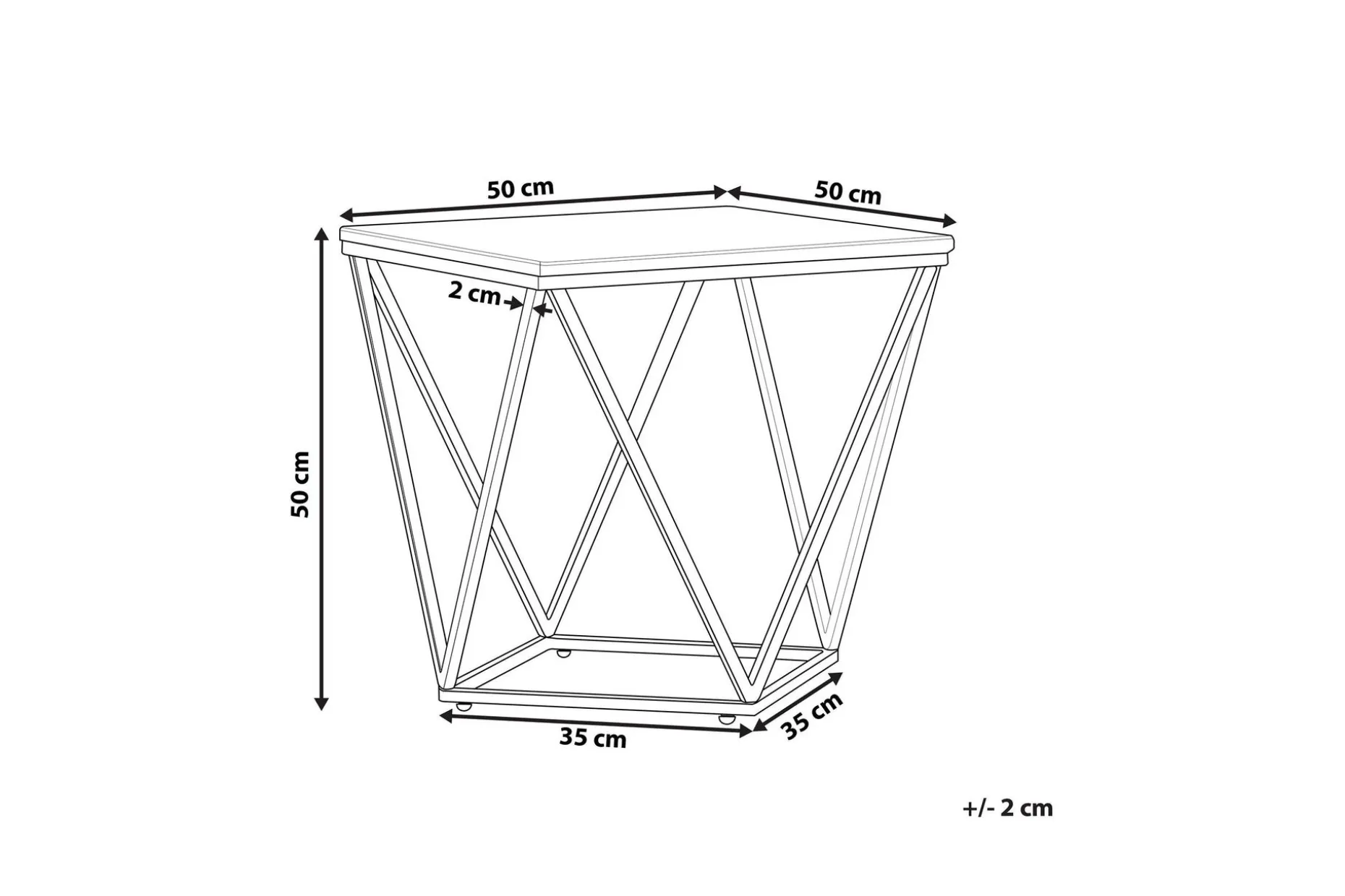 Charmlee Avlastningsbord 50 cm