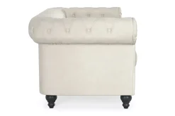 Chesterfield Lyx 2-seter Fløyelssofa – Liten dyp sofa